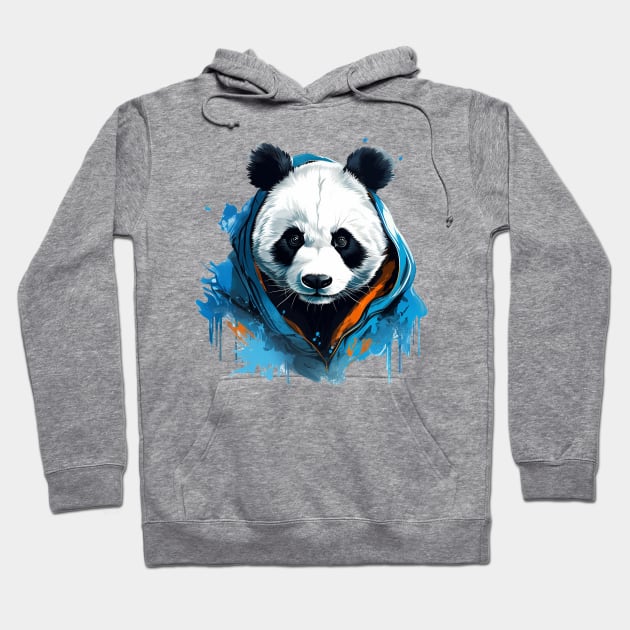 panda Hoodie by piratesnow